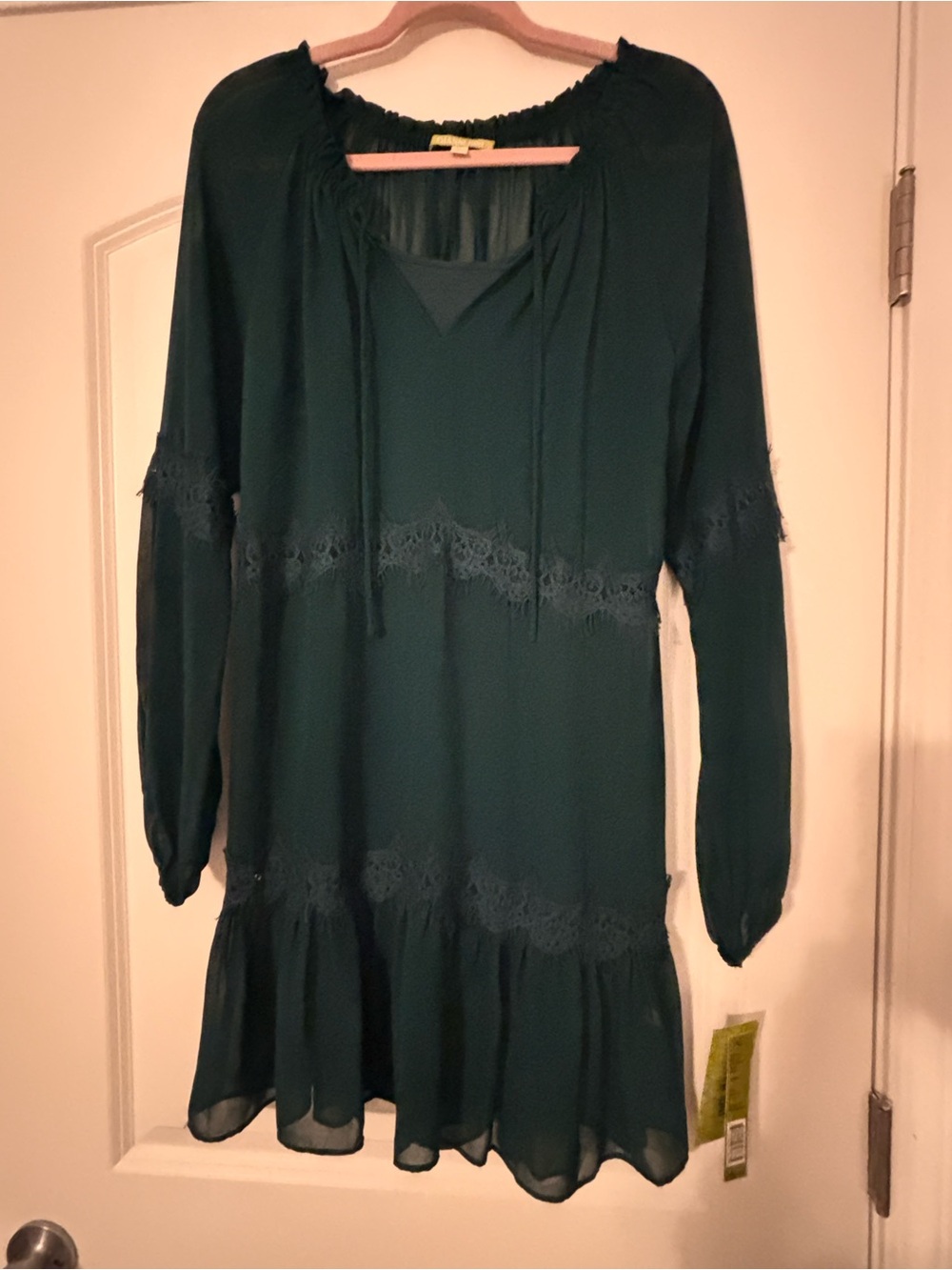Gianni Bini Deep Teal Off-Shoulder Blouse
